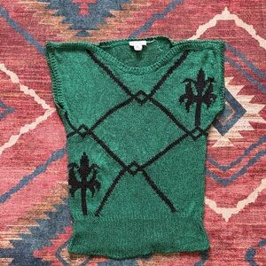 Dior Green Knit Top